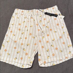 Men’s beach shorts Edgar + Ash Stripe design size small